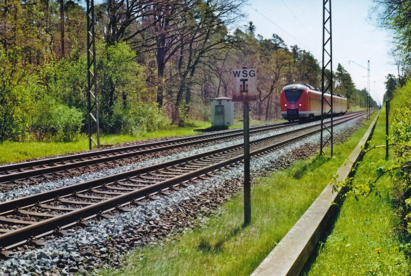 Regional-Express im Wasserschutzgebiet I