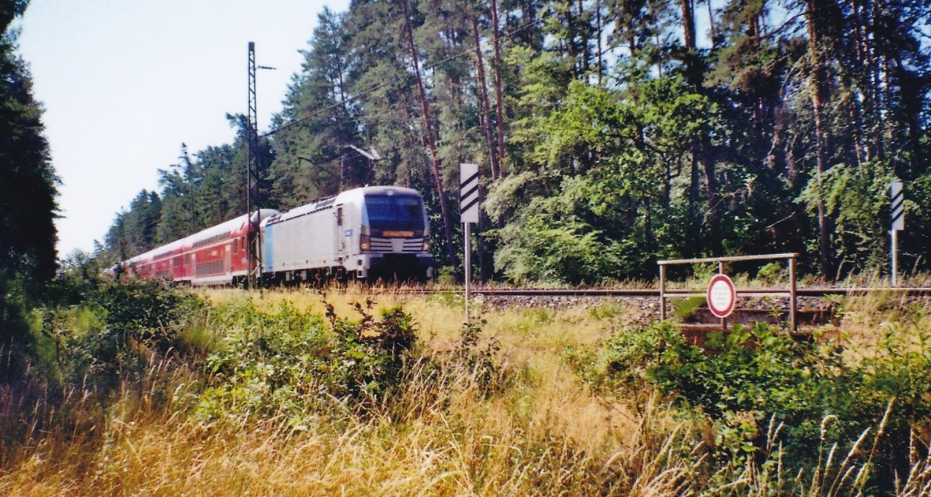Der Regional-Express von Coburg nach Nürnberg